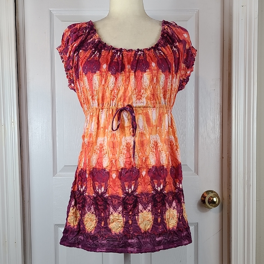 Liz Wear Krinkle Boho Blouse